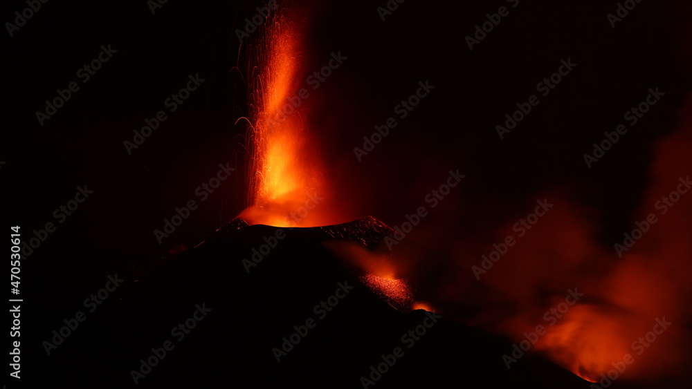 Volcán Cumbre Vieja, La Palma, Islas Canarias, España