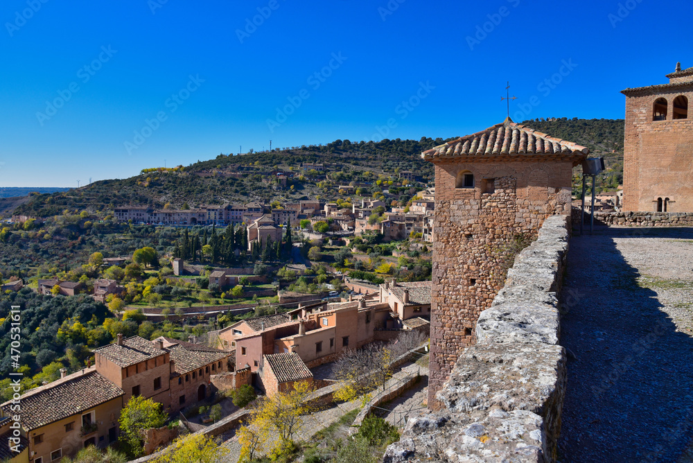 Alquézar municipio de la Sierra de Guara en la comarca del Somontano en Huesca - Spain