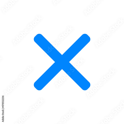 blue icon button 