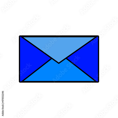 blue icon button 