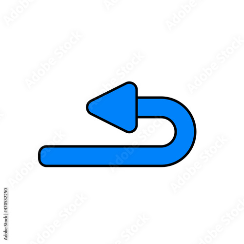 blue icon button 