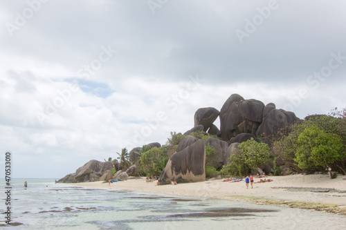 Anse Source d Argent in La Digue  Seychelles