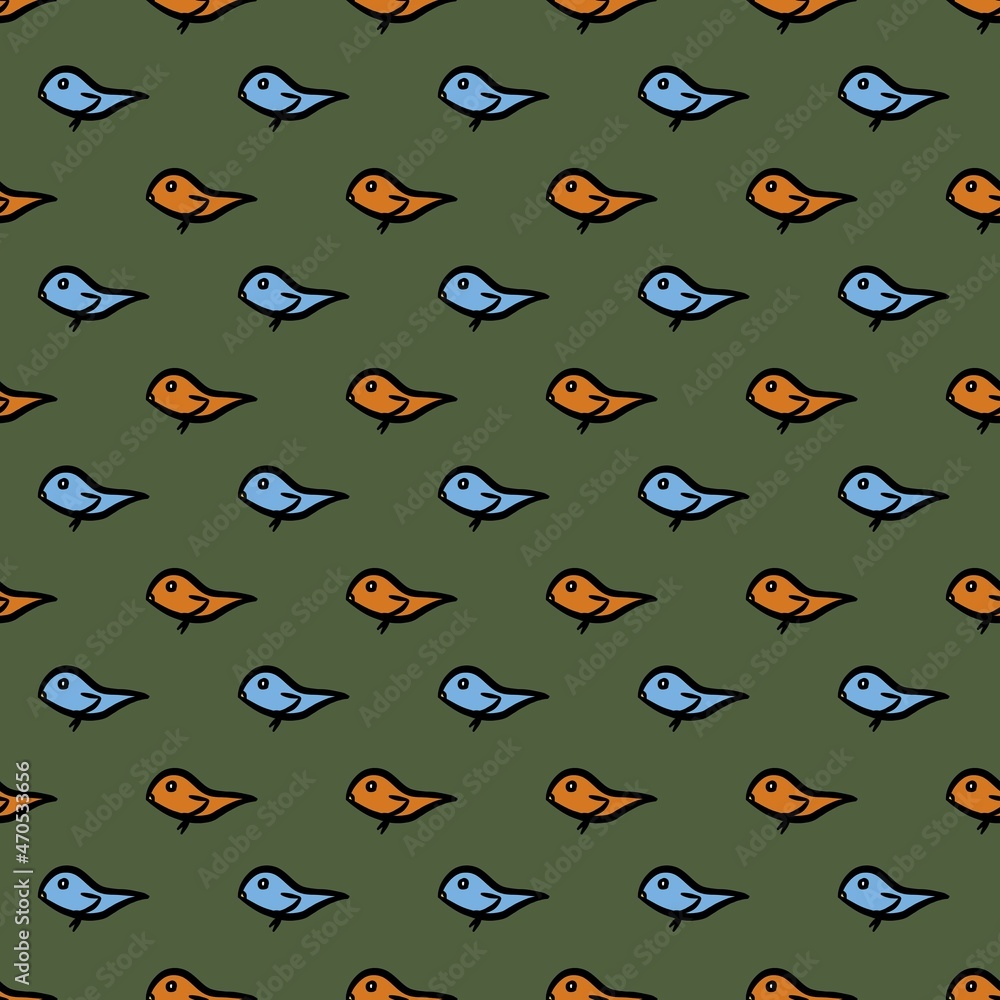 seamless pattern of cute monster cartoon seamless pattern of cute monster cartoon