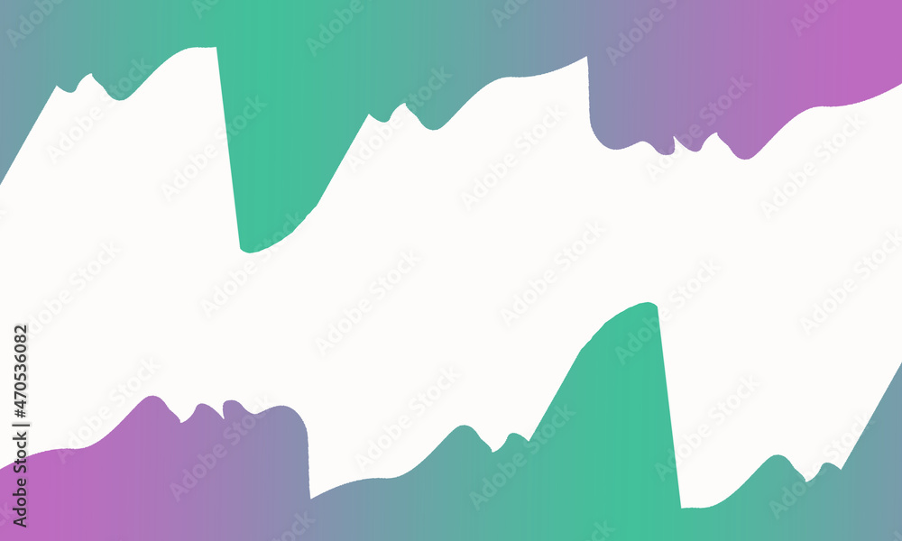 white background with color gradient waves on top and bottom