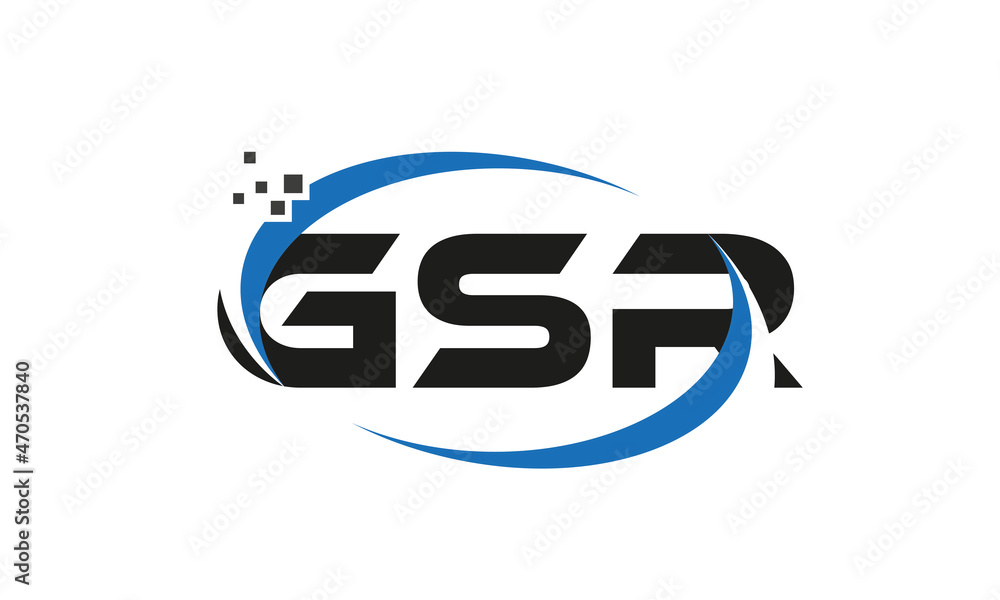 dots or points letter GSR technology logo designs concept vector Template Element dots or points letter GSR technology logo designs concept vector Template Element