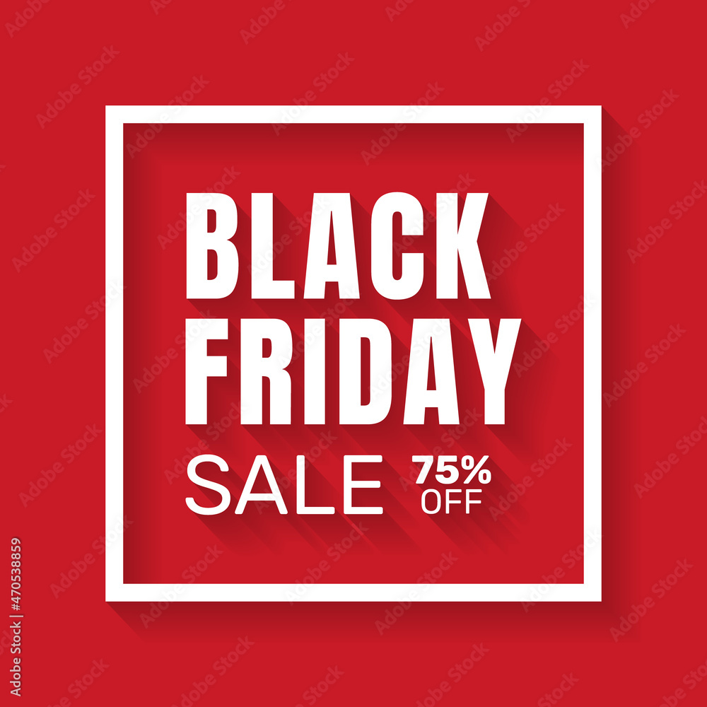 Black friday simple banner template design. - Vector. Black friday simple banner template design. - Vector.