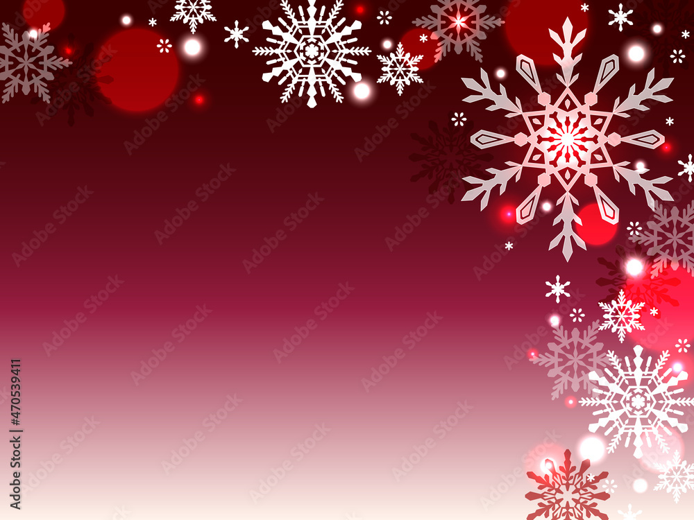 雪のクリスマスカード 雪のクリスマスカード