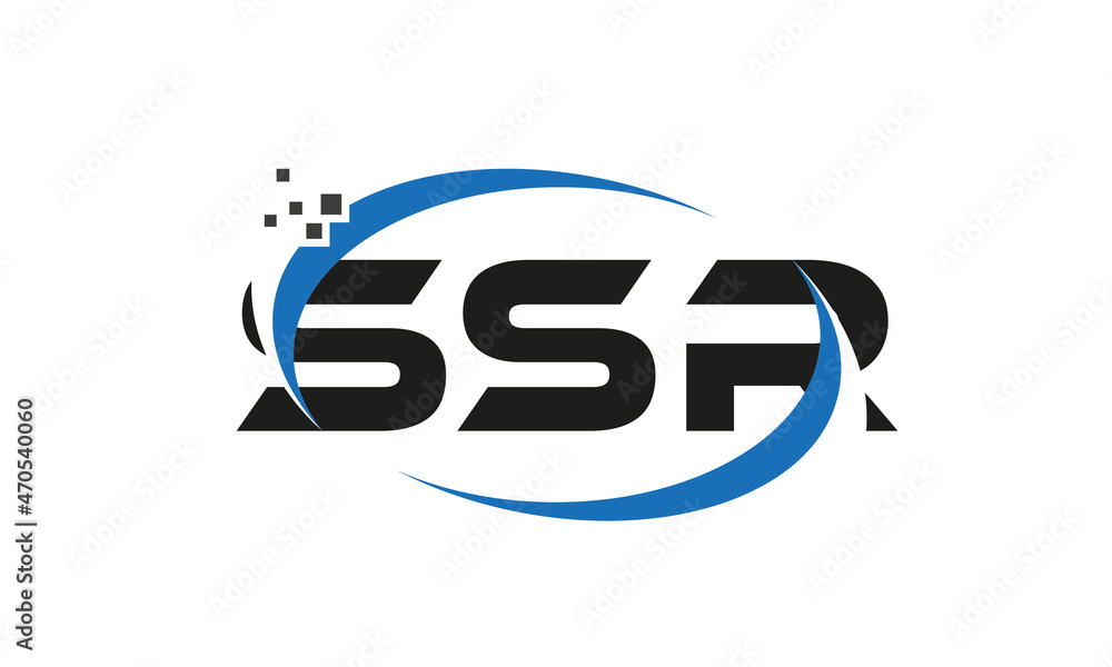 dots or points letter SSR technology logo designs concept vector Template Element dots or points letter SSR technology logo designs concept vector Template Element