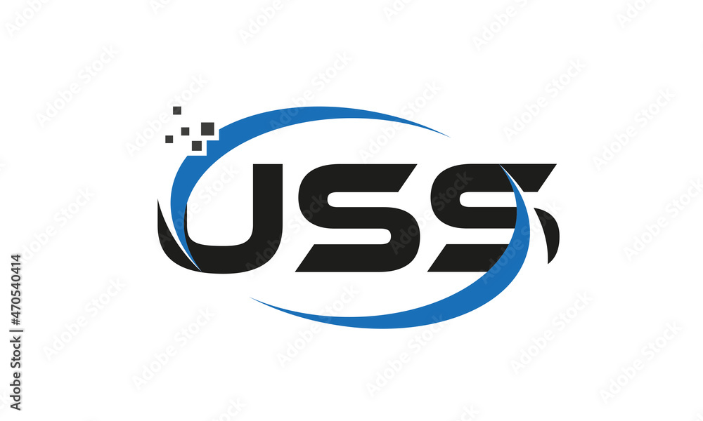 dots or points letter USS technology logo designs concept vector Template Element dots or points letter USS technology logo designs concept vector Template Element