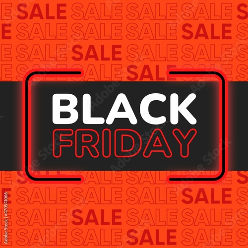 Wallpaper Mural Black Friday background, Black Friday promotional banner, gift box and discount text Torontodigital.ca