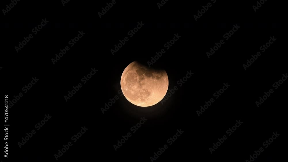 Partial Lunar Eclipse. Uncommon natural phenomenon, real time video. Partial Lunar Eclipse. Uncommon natural phenomenon, real time video.