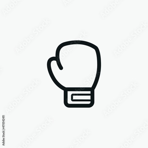 Boxing Sport vector sign icon