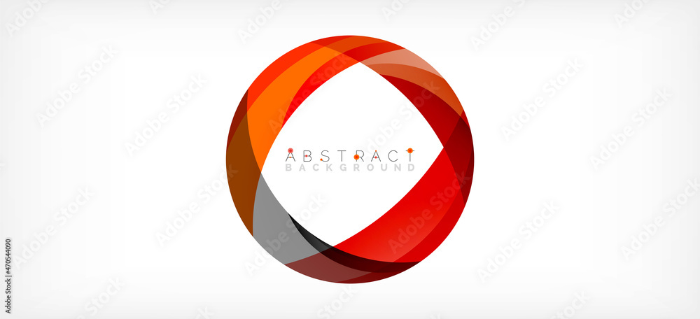 Color circle shapes, minimal geometric background. Trendy dynamic composition. Vector Illustration For Wallpaper, Banner, Background, Landing Page Color circle shapes, minimal geometric background. Trendy dynamic composition. Vector Illustration For Wallpaper, Banner, Background, Landing Page