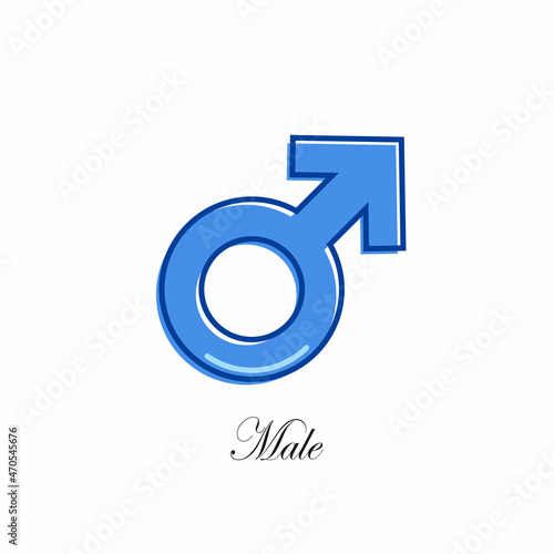 Male logo vector graphics