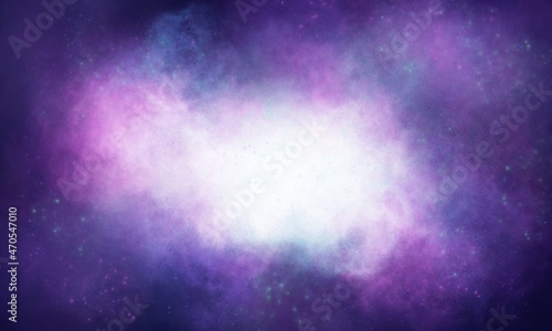 美しく輝く幻想的な宇宙空間の背景壁紙素材 Space background with stardust and shining stars