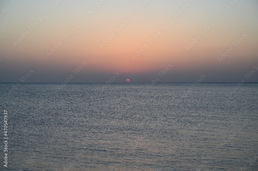 sunset at cape chiba