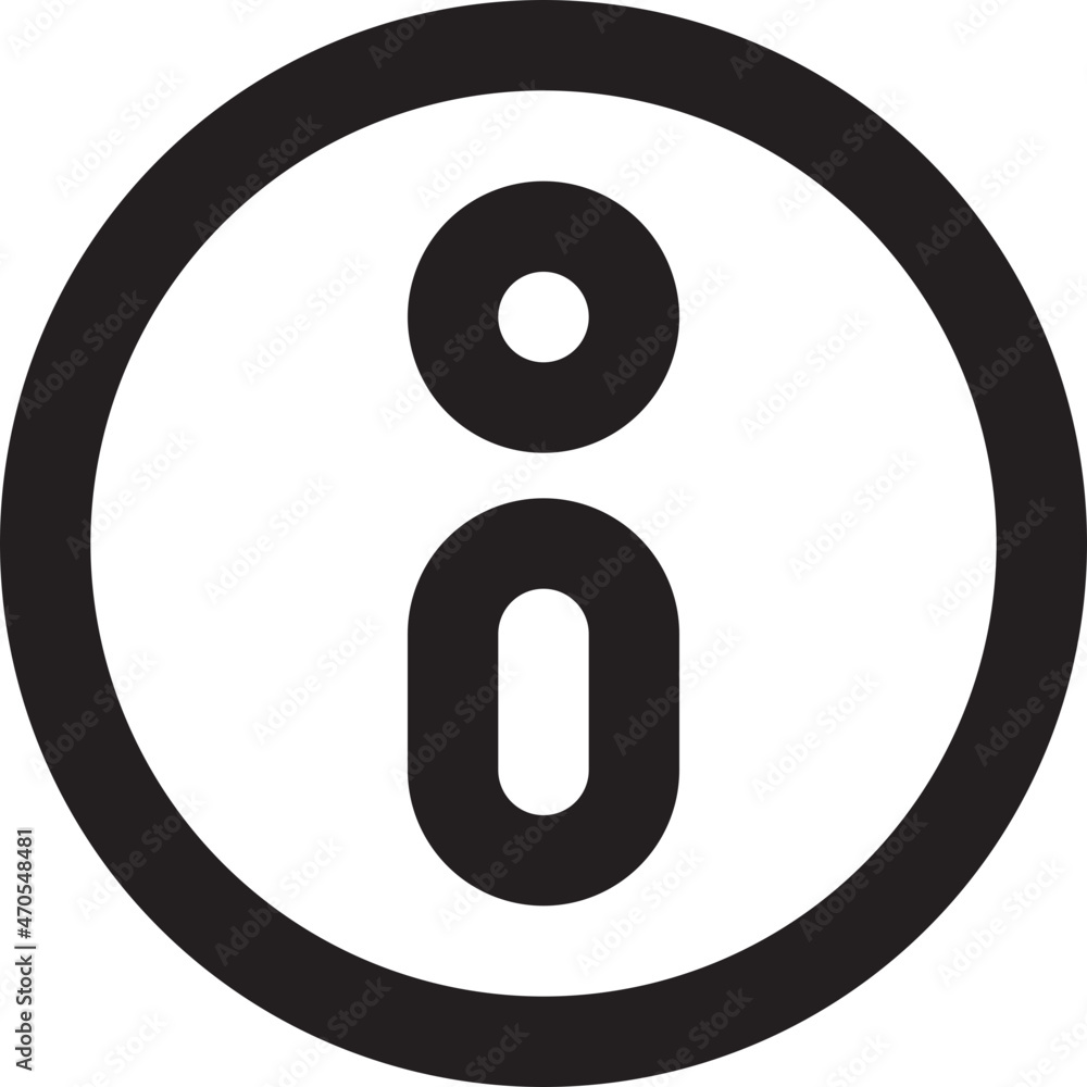 Information icon user interface mobile apps and website Information icon user interface mobile apps and website