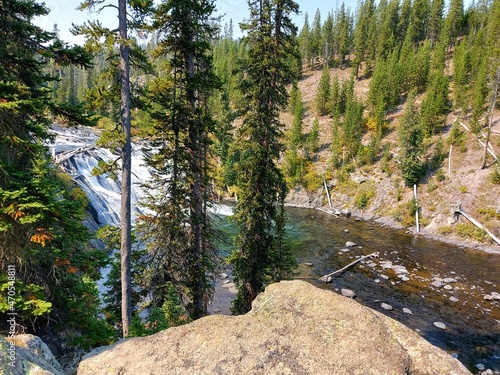 Wallpaper Mural Lewis Falls, Yellowstone National Park, Wyoming Torontodigital.ca