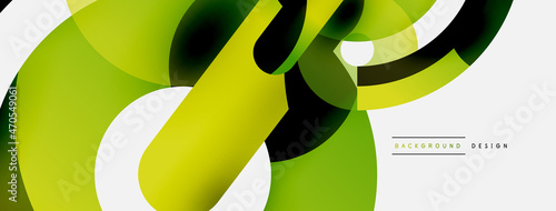 Circle abstract background. Vector illustration for wallpaper banner background card or landing page