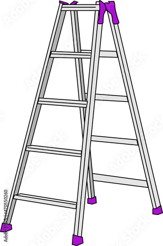 背の高い三脚のイラスト素材