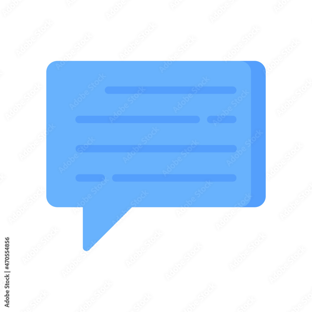 Chat Icon, Flat style icon vector illustration, Suitable for website, mobile app, print, presentation, infographic and any other project. Chat Icon, Flat style icon vector illustration, Suitable for website, mobile app, print, presentation, infographic and any other project.