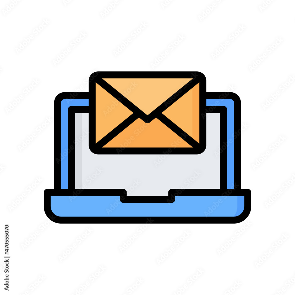 Email Icon, Filled Line style icon vector illustration, Suitable for website, mobile app, print, presentation, infographic and any other project. Email Icon, Filled Line style icon vector illustration, Suitable for website, mobile app, print, presentation, infographic and any other project.