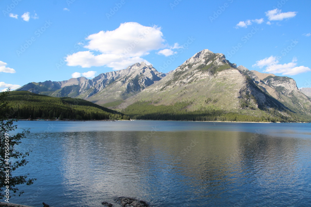 lake in the mountains, Banff National Park, Alberta