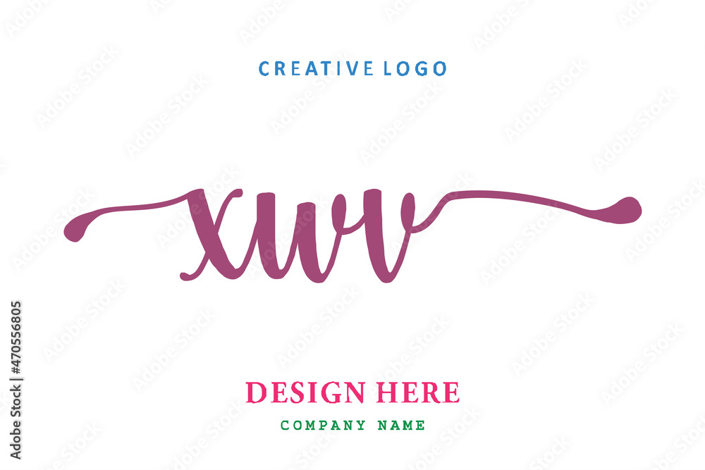 XWV lettering logo is simple, easy to understand and authoritative XWV lettering logo is simple, easy to understand and authoritative