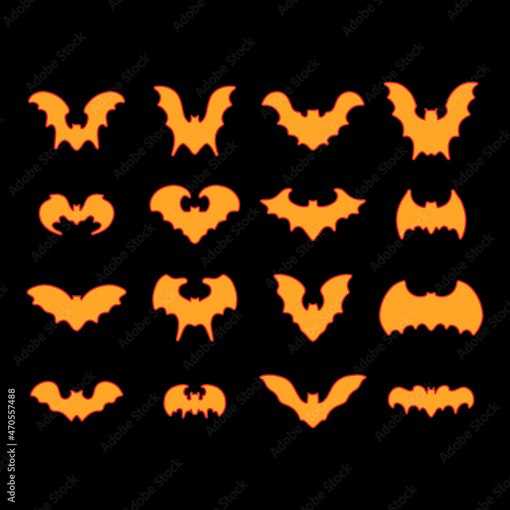 Bat silhouette Bat silhouette