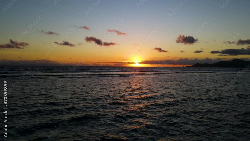 Seychelles La Digue Ocean Sunset Drone1.mp4 Seychelles La Digue Ocean Sunset Drone1.mp4