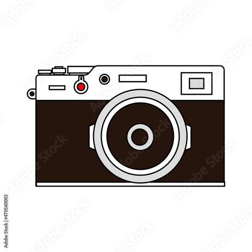 一眼カメラ-イラストグラフィック素材