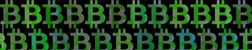 Abstract bitcoin pattern background image. Abstract bitcoin pattern background image.