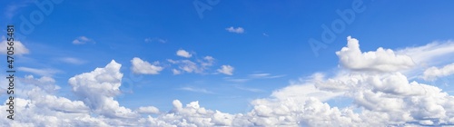 panorama sky and cloud beautiful background © pramot48