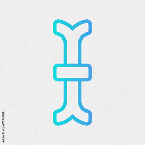 Type cursor icon vector illustration in gradient style, use for website mobile app presentation