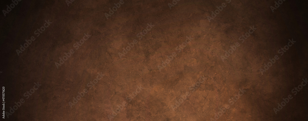 Dark bordered vignette Grunge uneven brown concrete background texture Dark bordered vignette Grunge uneven brown concrete background texture