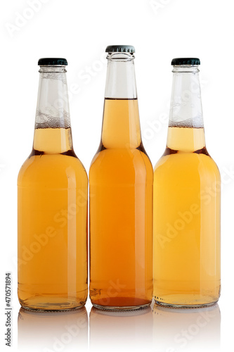 Three bottles of beer