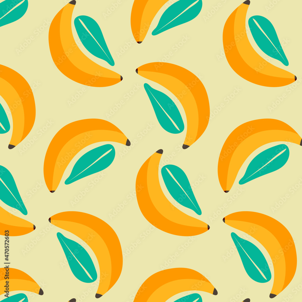 Fototapeta premium Banana pattern