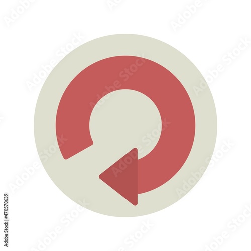 Arrow Flat Vector Icon Design