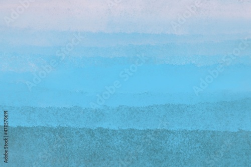 abstract blue watercolor background with paint strokes, calming interior painting for decoration, air perspective, minimalistic abstraction with a landscape, sky, blue ocean water background, artwork 