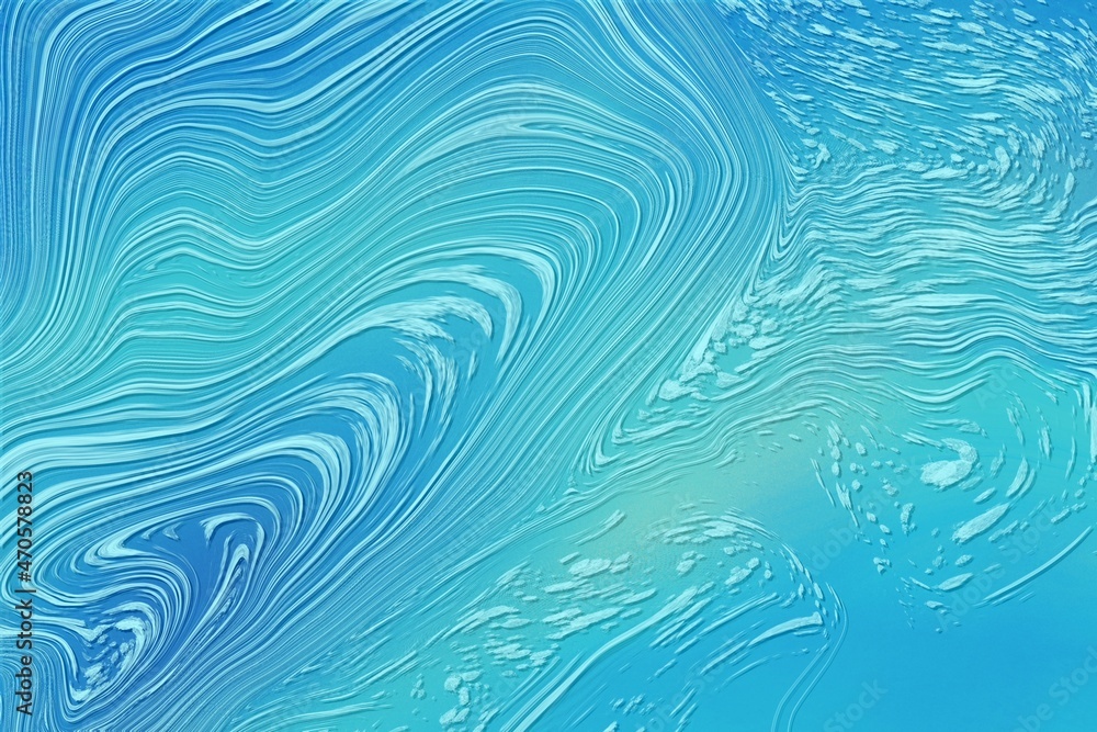 abstract blue and green waves background with gradient, turquoise minimalistic fluid art with waves, lines and movement, emerald handcrafted wallpaper, high resolution art  for editing