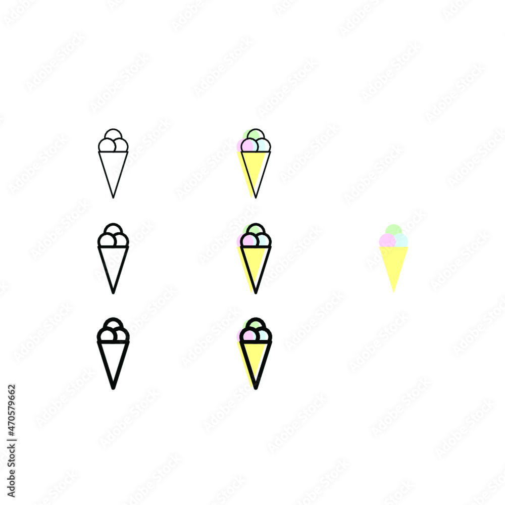 Icon Symbol Zeichen Eis Eistüte Kugeleis Waffel Waffeleis Icon Symbol Zeichen Eis Eistüte Kugeleis Waffel Waffeleis