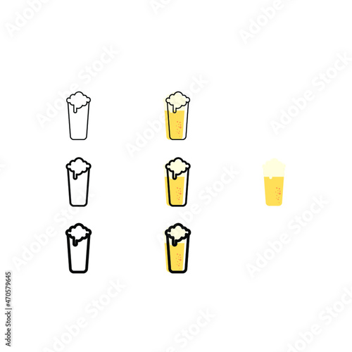 Icon Symbol Zeichen Bier Bierglas Glas Beer