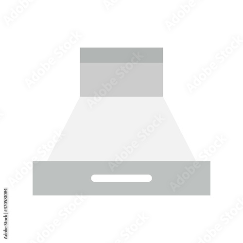 Hood  Flat Grey Scale Vector Icon Design