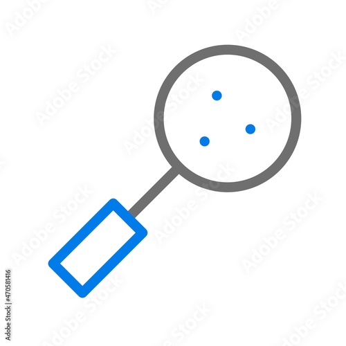 Skimmer Line Blue Vector Icon Design.