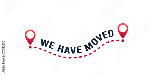 We have moved simple illustration