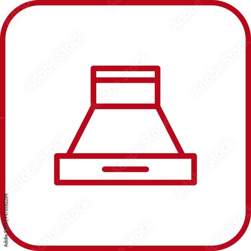 Hood Line Round Circle Vector Icon Design