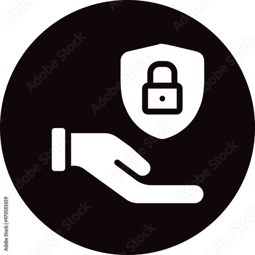 give protection glyph icon