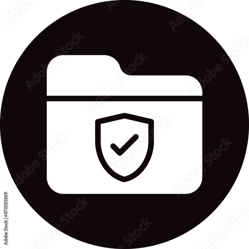 data security glyph icon