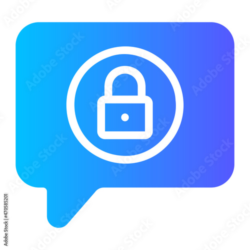 private chat gradient icon