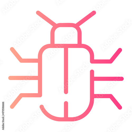 bug gradient icon